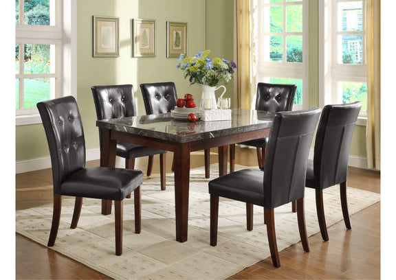 2456-64 Decatur Dining Table, Marble Top