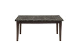 2456-64 Decatur Dining Table, Marble Top