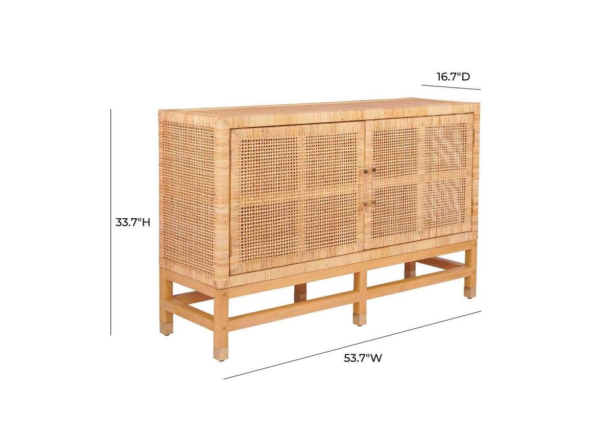 TOV-D21014 Amara Natural Woven Rattan Buffet