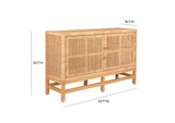 TOV-D21014 Amara Natural Woven Rattan Buffet