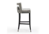 TOV-BS25 Hart Grey Velvet Bar Stool