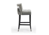 TOV-BS26 Hart Grey Velvet Counter Stool
