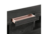 24930Q Louis Philippe Iii Queen Bed with Storage