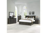 24930Q Louis Philippe Iii Queen Bed with Storage