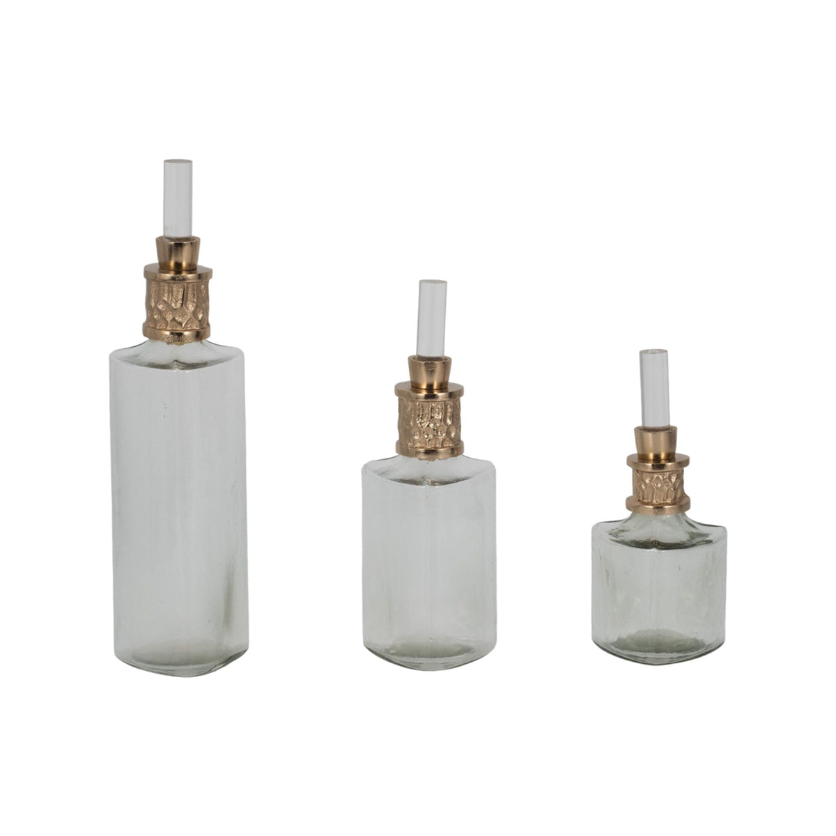 10" / 13" / 17" Talis Bottles (Set of 3) - Gold