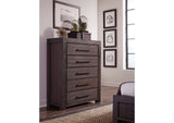 3H5784A Heath Five Drawer Chest In Basalt Grey (2024)