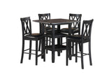 2514BK-36 Norman 5 Piece Counter Height Set