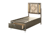 25335F Skylar Full Bed with Led and Storage