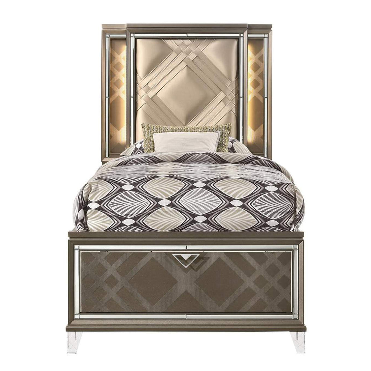 25335F Skylar Full Bed with Led and Storage