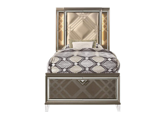 25335F Skylar Full Bed with Led and Storage