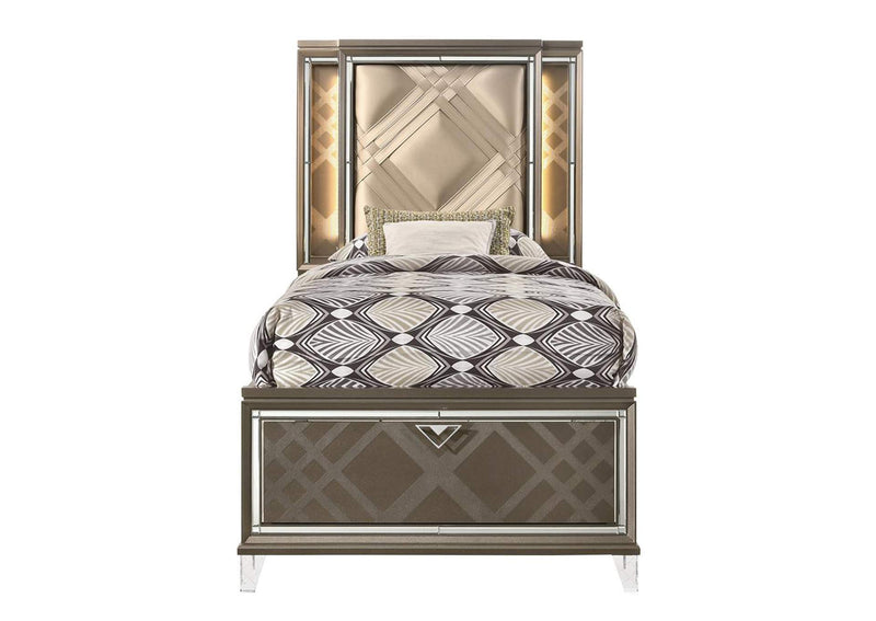 25335F Skylar Full Bed with Led and Storage