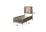 25335F Skylar Full Bed with Led and Storage
