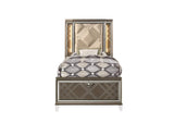 25340T Skylar Twin Bed with Led and Storage