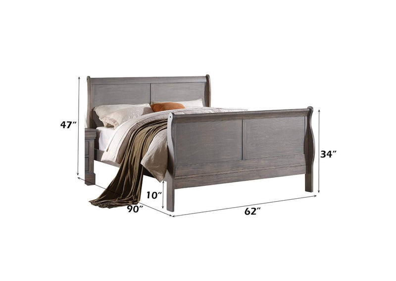 25500Q Louis Philippe Iii Queen Bed