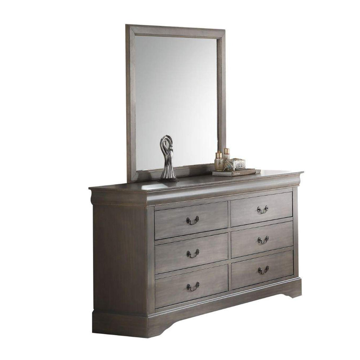 25504 Louis Philippe Iii Gray Mirror