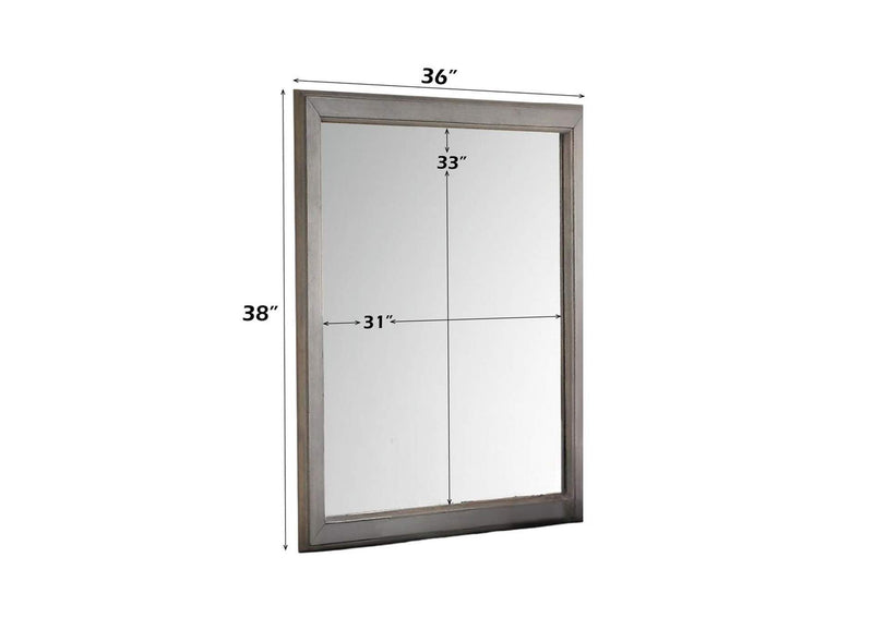 25504 Louis Philippe Iii Gray Mirror