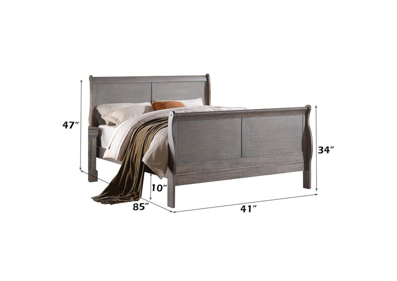 25515T Louis Philippe Iii Twin Bed