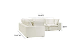 REN-L0094-SEC1 Cali Natural Performance Fabric Modular L - Sectional