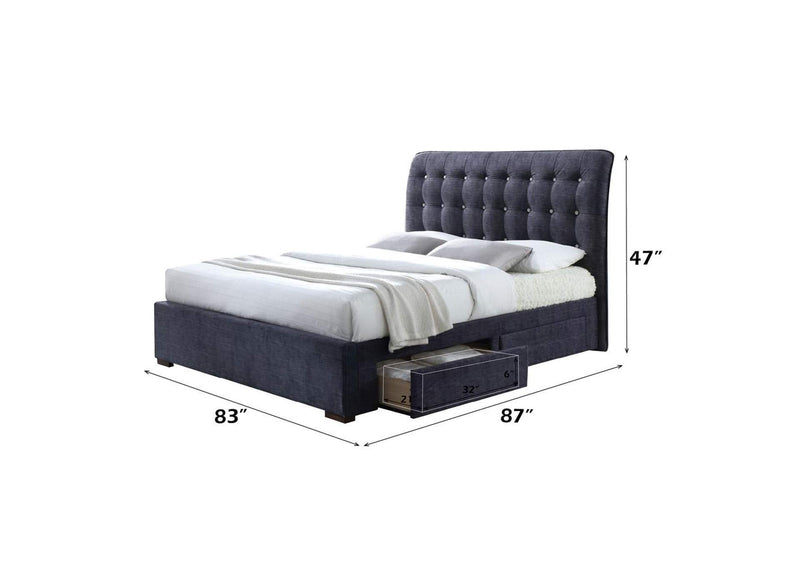 25677EK Drorit Ek Bed with Storage