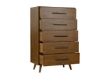 REN-B940-60 Emery Walnut 5 Drawer Chest