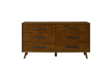 REN-B940-70 Emery Walnut 6 Drawer Dresser