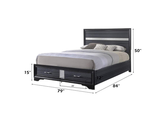 25897EK Naima Ek Bed with Storage