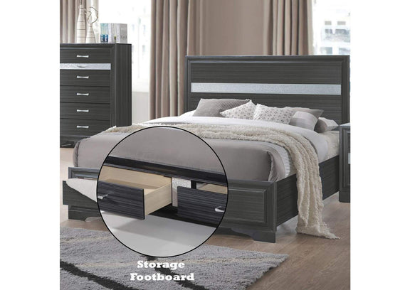 25897EK Naima Ek Bed with Storage