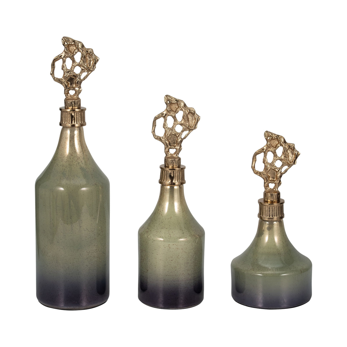 12" / 14" / 18" Anders Bottles (Set of 3) - Green