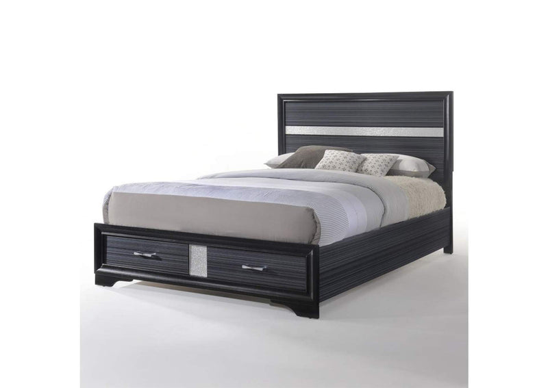 25900Q Naima Queen Bed with Storage