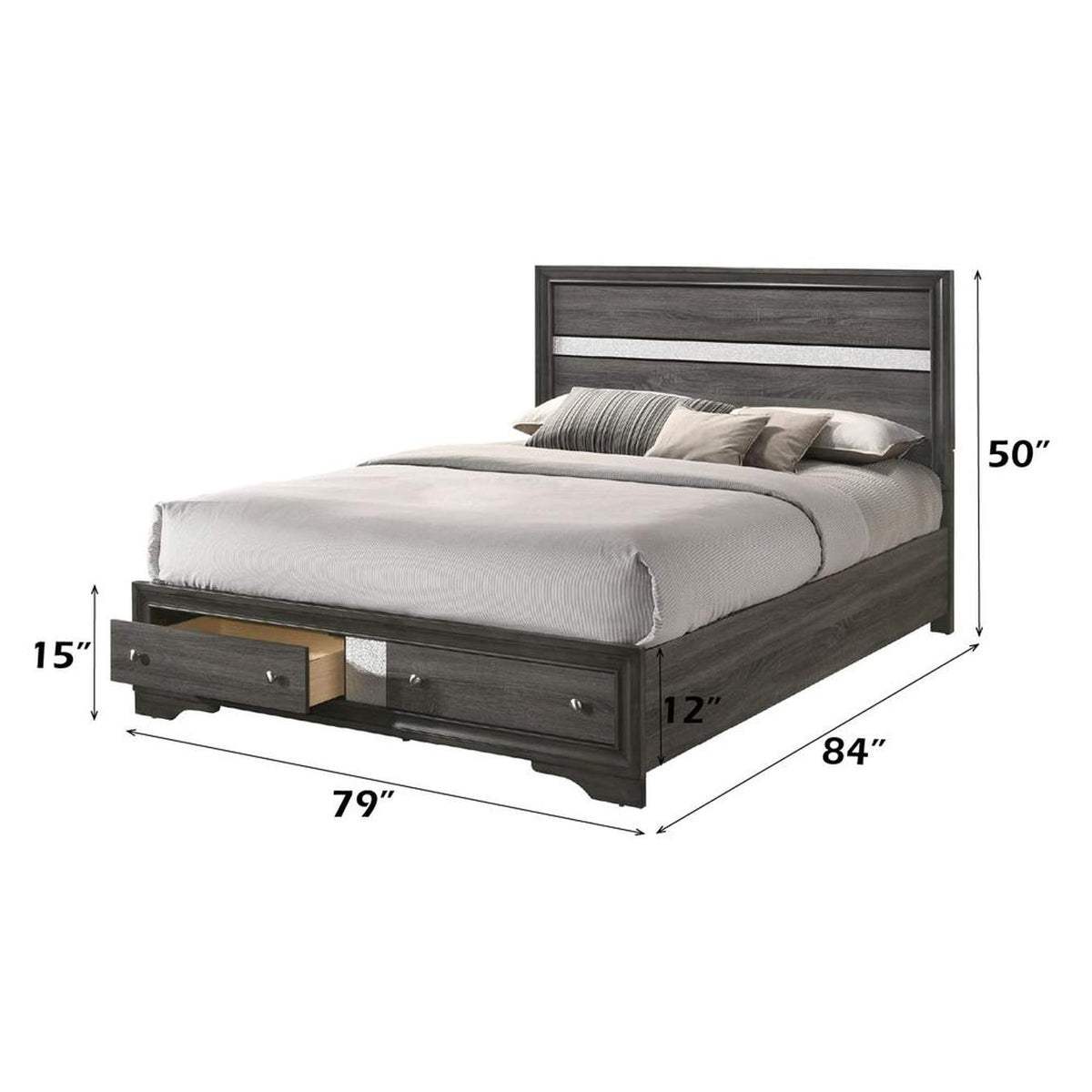 25967EK Naima Ek Bed with Storage