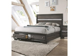25970Q Naima Queen Bed with Storage