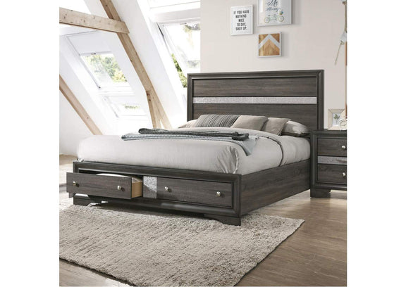 25970Q Naima Queen Bed with Storage