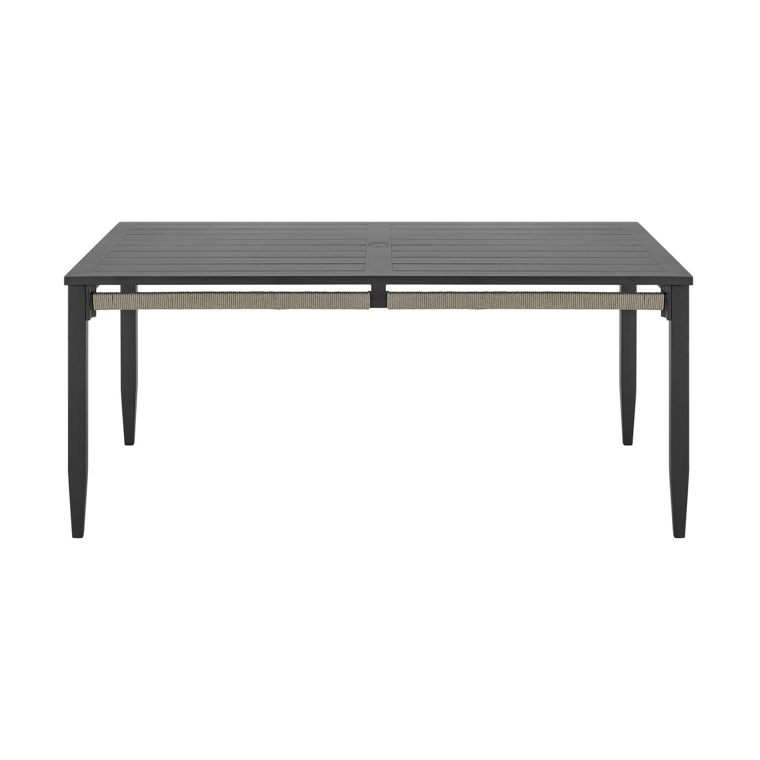 Zella - Rectangular Dining Table - Charcoal / Light Gray