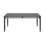 Zella - Rectangular Dining Table - Charcoal / Light Gray