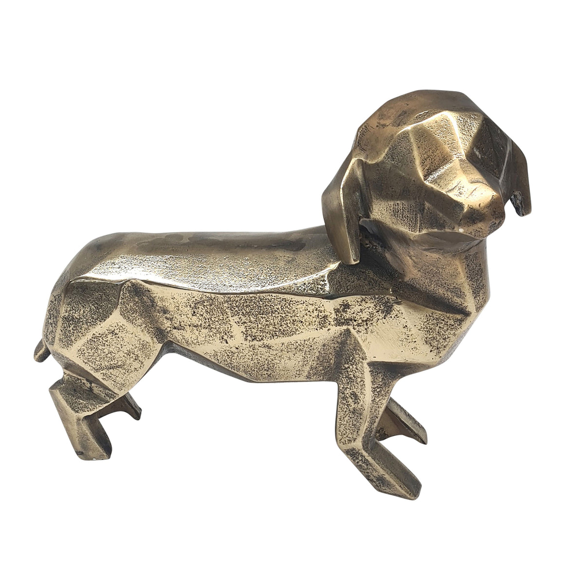 13" Alona Geometric Dog - Gold