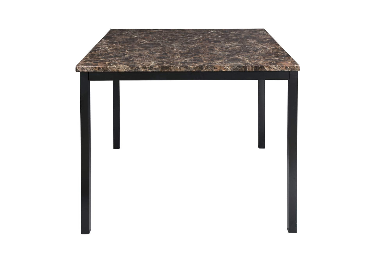 2601-36 Tempe Counter Height Table, Faux Marble Top
