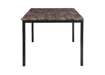 2601-36 Tempe Counter Height Table, Faux Marble Top