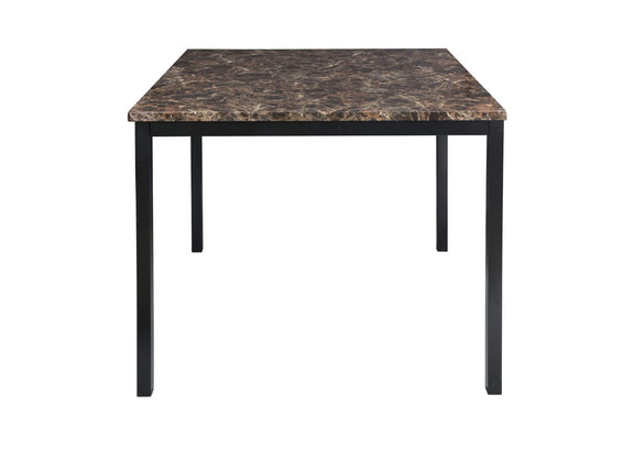 2601-36 Tempe Counter Height Table, Faux Marble Top
