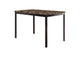 2601-48 Tempe Dining Table, Faux Marble Top
