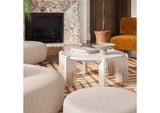 TOV-OC54223 Gloria Cream Oak Coffee Table