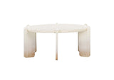 TOV-OC54223 Gloria Cream Oak Coffee Table