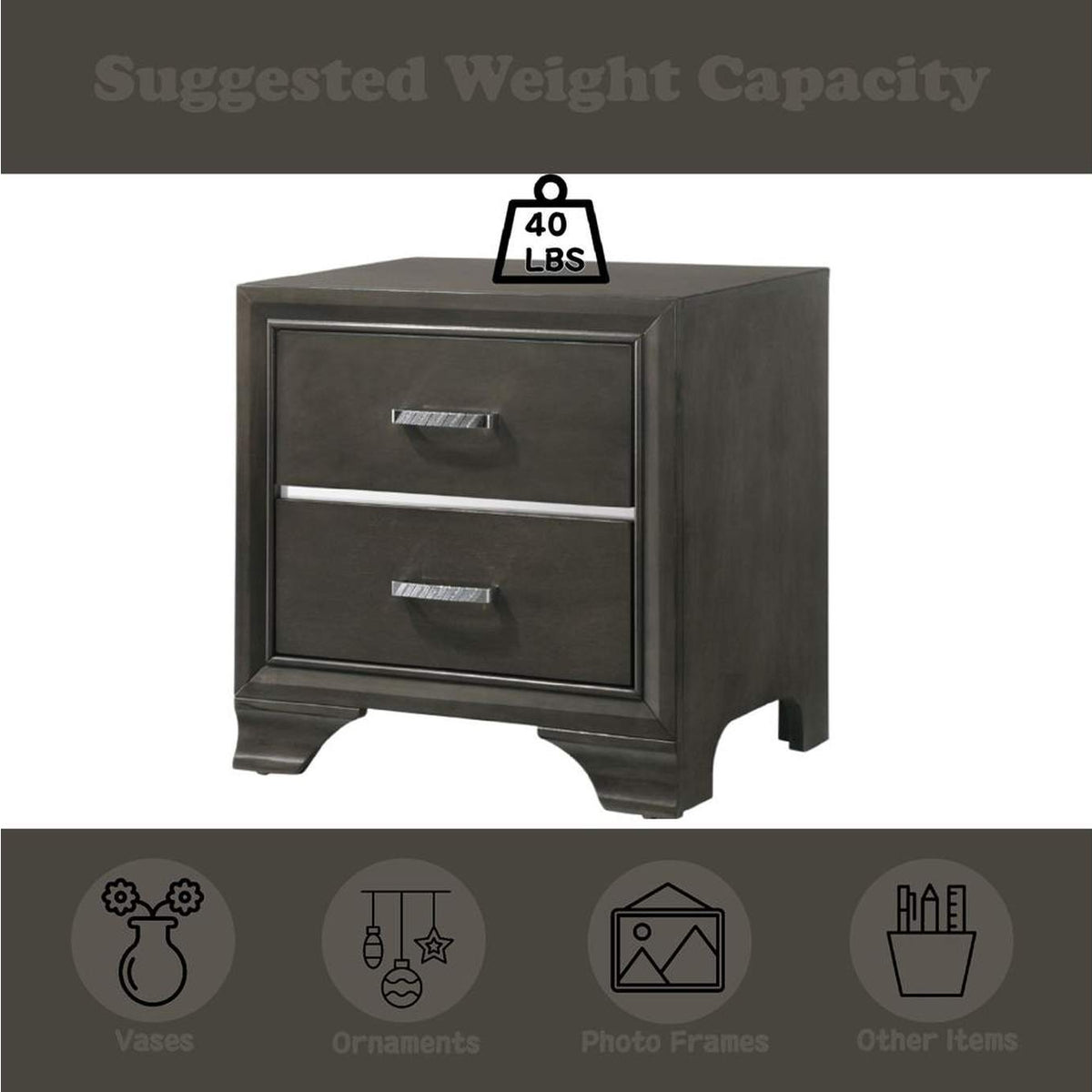 26263 Carine Ii Nightstand