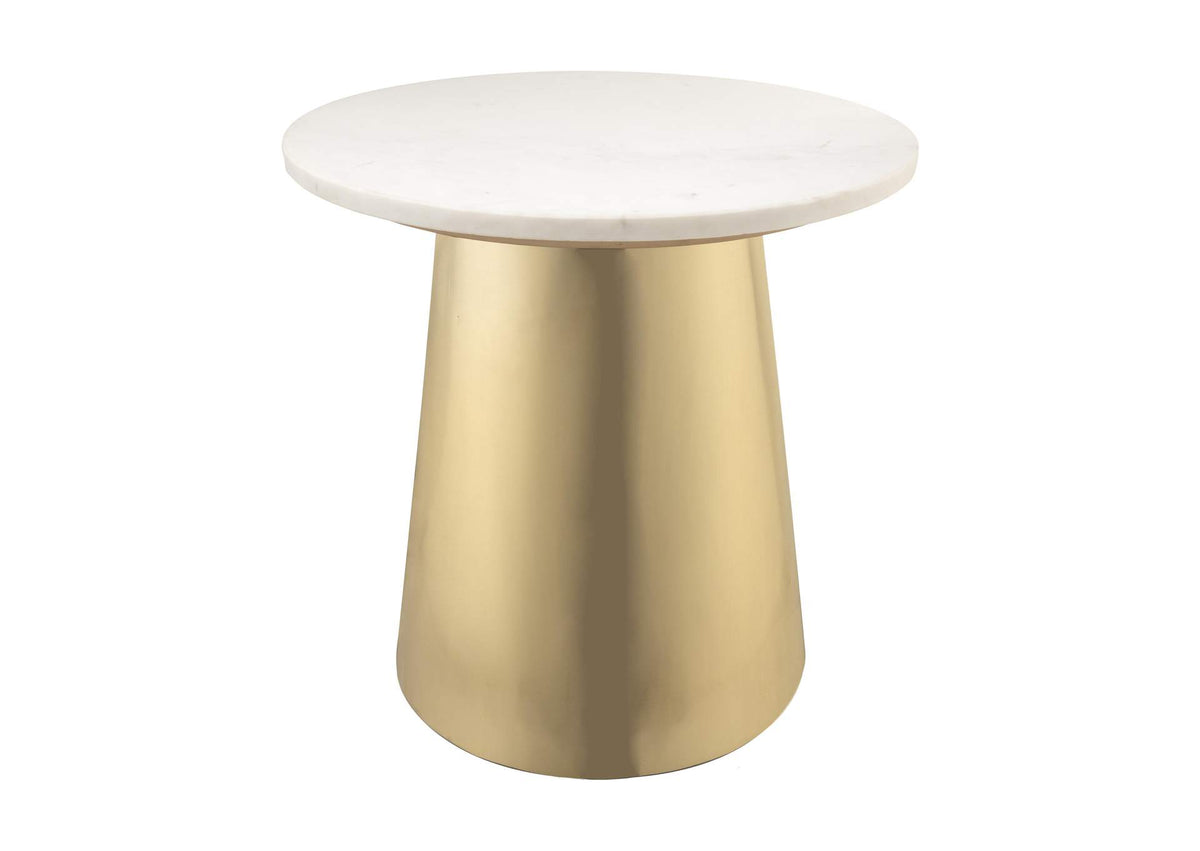 TOV-OC18135 Bleeker Marble Side Table