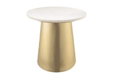 TOV-OC18135 Bleeker Marble Side Table