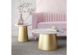TOV-OC18135 Bleeker Marble Side Table