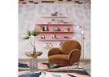 TOV-OC18229 Bubble Glass - Brass Side Table
