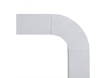 TOV-OC44073 Hump White Console Table