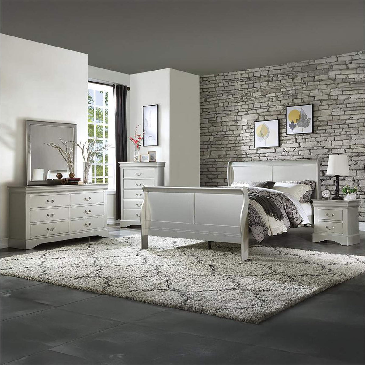 26697EK Louis Philippe Iii Ek Bed
