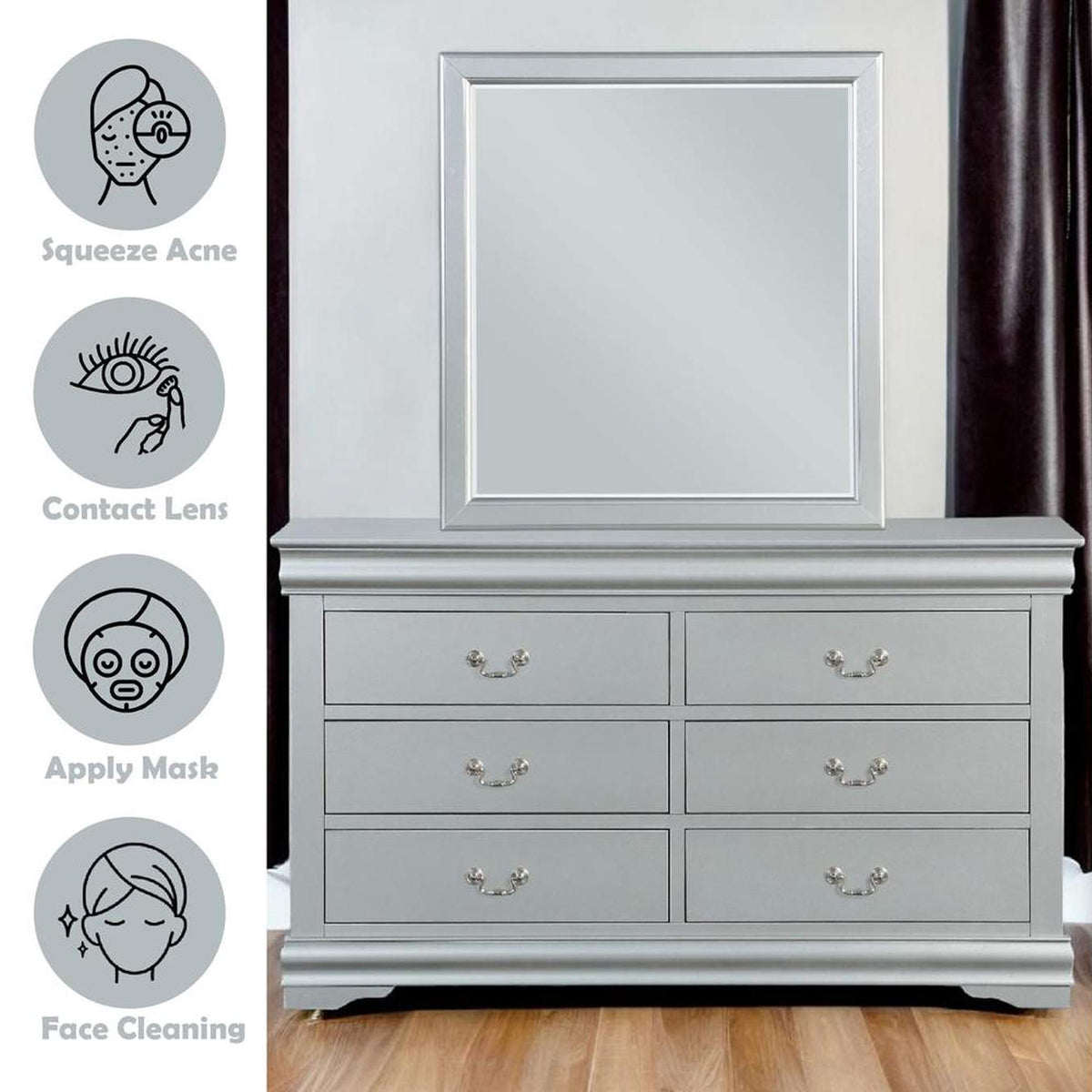 26704 Louis Philippe Iii Mirror