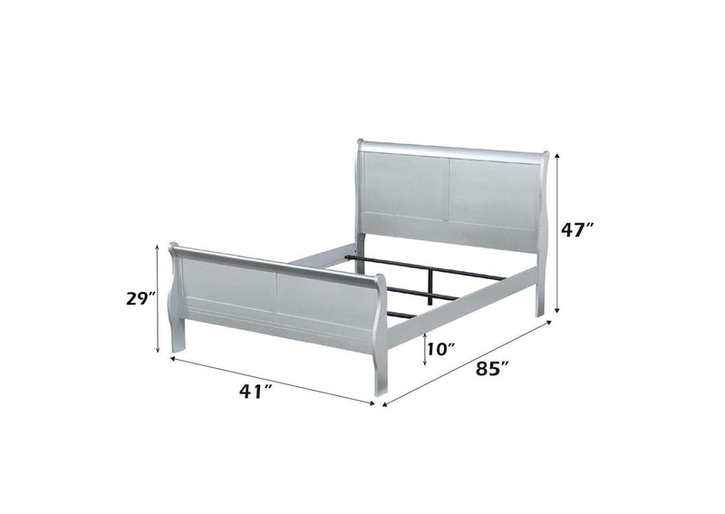 26740T Louis Philippe Twin Bed